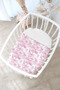 Double-Sided Baby Blanket, 100% Cotton Waffle Pique |   Pillowcase with Gift - Pink Toile De Jouy - 70 X 105 cm - 3