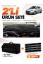 Opel Corsa E (2013-2019) Compatible Glove Box Cover + Tay Feather Trunk Bag + Sticker Set - Op019
