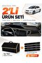 Honda Civic Fb7 (2011-2015) Compatible Glove Box Cover + Thai Feather Trunk Bag + Sticker Set - Ho011