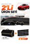 Suzuki Swi̇ft (2017-2020) Compatible Dashboard Cover + Thai Feather Trunk Bag + Sticker Set - Sz003