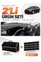 Fi̇at Egea Sedan (2019-2026) Compatible Glove Box Cover with Tablet Holder + Feathered Trunk Bag Set - Fi012