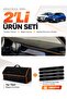 Renault Captur 2 (2019-2024) Compatible Glove Box Cover + Tay Feather Luggage Bag + Sticker Set - Re036