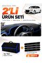 Audi A3 (2013-2020) Compatible Glove Box Cover + Tay Feather Luggage Bag + Sticker Set - Au007