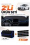 Ford Fi̇esta (2020-2023) Compatible Glove Box Cover + Tay Tüyü Luggage Bag + Sticker Set - Fo022