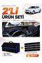 Renault Fluence Large Screen (2009-2016) Compatible Glove Box Cover + Thai Feather Bag Set - Re023