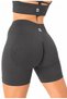 Women's High Waist Scrunch Tightening Anthracite Gray Short Shorts Tights 13 cm Push up Fitness Sports Tights - 3