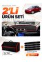 Mazda 3 (2003-2009) Compatible Dashboard Cover + Tay Feather Trunk Bag + Sticker Set - Ma001