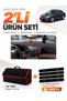Subaru Legacy B4 (2003-2009) Compatible Glove Box Cover + Tay Feather Trunk Bag + Sticker Set - Su005
