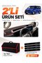 Ford Transit Custom (2025-Later) Compatible Glove Box Cover + Tay Feather Luggage Bag Set - Fo039