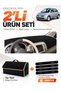 Dashboard Cover + Thai Feather Trunk Bag + Sticker Set Compatible with Nissan Micra March (2005-2010) - Ni007