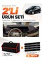 Renault Scenic 3 (2009-2016) Compatible Glove Box Cover + Tay Feather Trunk Bag + Sticker Set - Re045