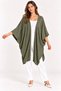 Women's Bat Sleeve Single Layer Casual Knitwear Poncho Cardigan - 8
