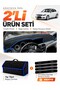 Dashboard Cover + Thai Feather Trunk Bag + Sticker Set Mercedes W204 C180 (2007-2014) Compatible - Mb006
