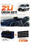 Glove Box Cover + Thai Feather Trunk Bag Set Compatible with Ford Transit Covered (2013-2018) - Fo031