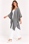Women's Bat Sleeve Single Layer Casual Knitwear Poncho Cardigan - 6