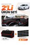 Renault Fluence Large Screen (2009-2016) Compatible Glove Box Cover + Thai Feather Bag Set - Re023