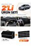 Geely Emgrand Ec7 (2009-2014) Compatible Dashboard Cover + Thai Feather Trunk Bag + Sticker Set - Ge001