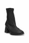 26Bk119.101C Women's Heeled Boots Black - 2
