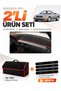 Mercedes R129 (1989-2001) Compatible Glove Box Cover + Tay Feather Trunk Bag + Sticker Set - Mb019