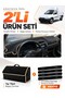 Opel Combo B (1992-2000) Compatible Glove Box Cover + Tay Tüy Luggage Bag + Sticker Set - Op006