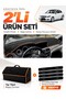 Mercedes W204 C180 (2007-2014) Compatible Glove Box Cover + Tay Tüy Luggage Bag + Sticker Set - Mb006