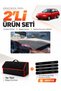 Glove Box Cover + Thai Feather Trunk Bag Set Compatible with Mazda 323 Hatchback Bg Kasa (1991-1995) - Ma005