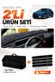 Citroen Cactus (2018-2020) Compatible Dashboard Cover + Thai Feather Trunk Bag + Sticker Set - Ci017