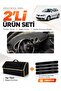 Seat Ibiza (2001-2008) Compatible Glove Box Cover + Tay Feather Trunk Bag + Sticker Set - Se003