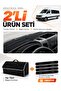 Volkswagen Crafter (2006-2014) Compatible Dashboard Cover + Tay Tüy Luggage Bag + Sticker Set - Mb020