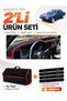 Ford Taunus (1985-1994) Compatible Glove Box Cover + Tay Feather Trunk Bag + Sticker Set - Fo035