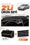 Ford Focus 2 (2005-2008) Compatible Dashboard Cover + Tay Feather Trunk Bag + Sticker Set - Fo010
