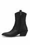 Elit Vvs2738C Women's Genuine Leather Heeled Boots Black - 3