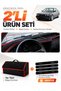 Bmw E34 (1988-1996) Compatible Without Airbags Glove Box Cover + Tay Feather Luggage Bag + Sticker Set - Bm011