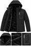 Men's Fur-Lined Hooded Winter Coat - 2