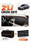 Fiat Linea Urban (2015-2021) Compatible Dashboard Cover + Thai Feather Trunk Bag + Sticker Set - Fi014