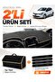 Renault Clio 4 (2012-2019) Compatible Glove Box Cover + Tay Feather Trunk Bag + Sticker Set - Re018