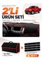 Mitsubishi L200 (2005-2015) Compatible Glove Box Cover + Tay Feather Luggage Bag + Sticker Set - Mi007