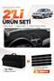 Nissan Almera Covered (2000-2006) Compatible Glove Box Cover + Tay Tüy Luggage Bag Set - Ni001