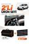 Subaru Tribeca (2005-2014) Compatible Glove Box Cover + Feather-Imitation Trunk Bag + Sticker Set - Su007