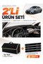 Glove Box Cover + Thai Feather Trunk Bag Set Compatible with Mercedes W205 C-Class (2018-2021) - Mb007