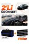 Honda Civic (1996-1998) Compatible Torpedo Cover + Thai Feather Trunk Bag + Sticker Set - Ho006