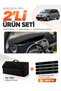 Renault Scenic 2 (2003-2009) Compatible Dashboard Cover + Tay Feather Trunk Bag + Sticker Set - Re044