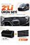 Fiat Doblo (2013-2015) Covered Compatible Glove Box Cover + Tay Feather Luggage Bag + Sticker Set - Fi007