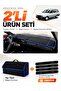 Renault 12 Toros Covered (1969-2000) Compatible Glove Box Cover + Thai Feather Trunk Bag Set - Re001