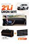 Hyundai Tucson (2016-2018) Compatible Glove Box Cover + Thai Feather Trunk Bag + Sticker Set - Hu035