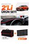 Torchido Cover + Thai Feather Luggage Bag Set Compatible with Fi̇at Egea Cross (2021-2026) Without Tablet - Fi011