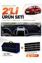 Chevrolet Aveo T300 (2011-2015) Compatible Dashboard Cover + Tay Feather Trunk Bag Set - Ch009