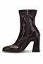 Elit Pm486 K1503-1 Women's Heeled Boots Brown - 4