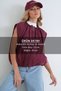 Women's Burgundy Crew Neck Zippered Lined Sleeveless Trench Coat Alc-X15620 - 2