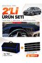 Hyundai Elantra (2017-2020) Compatible Glove Box Cover + Tay Feather Trunk Bag + Sticker Set - Hu017